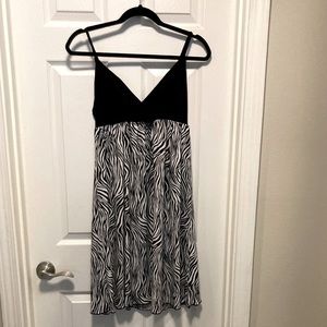 Sexy Black & White Cocktail Dress
